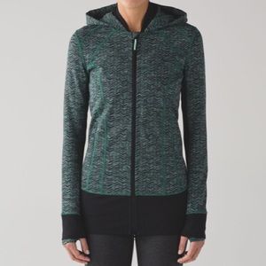 Lululemon hooded zip jacket. Sz 10